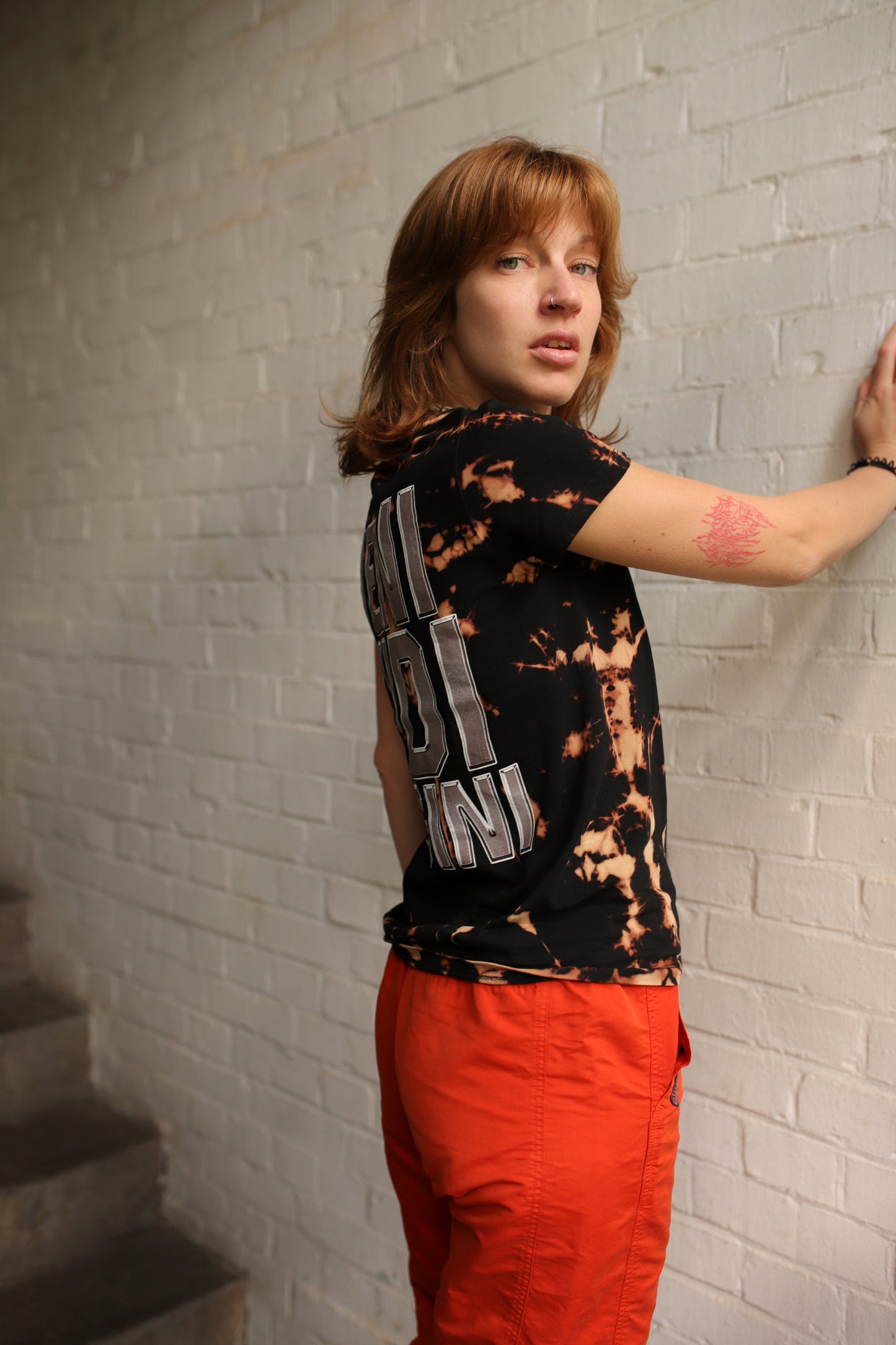 V-Shirt Veni Vidi Vagini BLEACH, SIEBDRUCK, schmaler fit