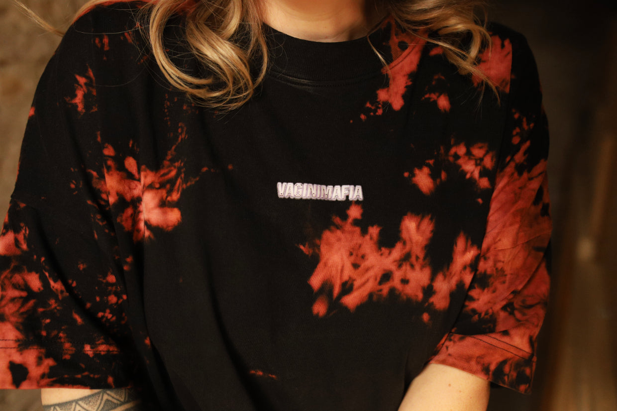 OVERSIZED V-SHIRT Veni Vidi Vagini BLEACHED